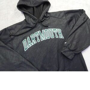 Dartmouth Big Green Hoodie Men's S Grey Space Dye Performance Hooded Sweatshirt